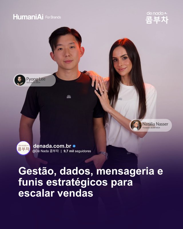 De Nada Kombucha: gestão, dados, mensageria e funis para escalar vendas
