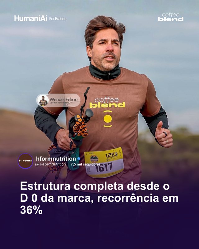 H-Form Nutrition: estrutura completa desde o dia zero e recorrência de 36%
